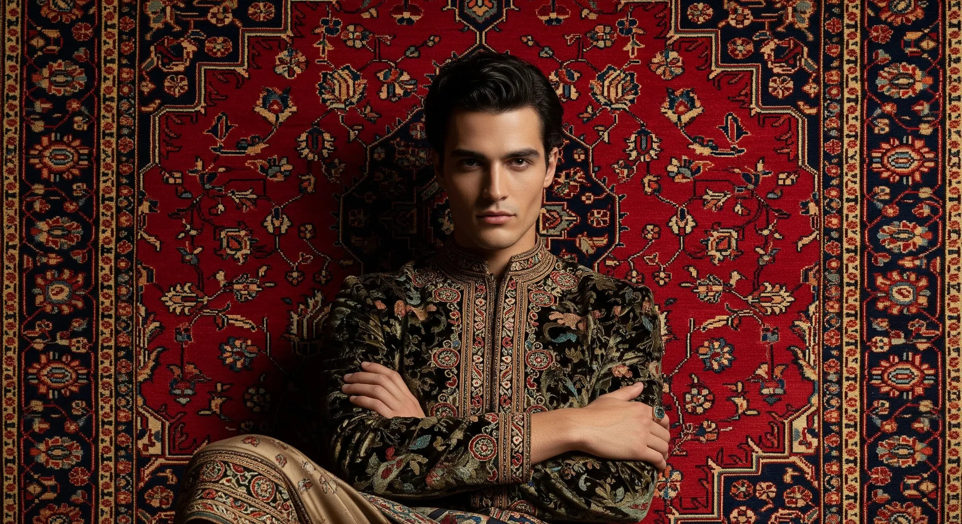 فرش دستباف دیزاینر و آرتیستیک دکوراسیون خانه های مجلل - High-end unique luxury designer custom rug for luxury residential projects
